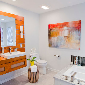Contemporary Spa Master Bath in West Chester PA