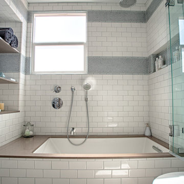 Contemporary Tiled Bathroom