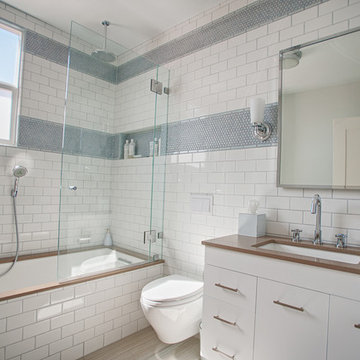 Contemporary Tiled Bathroom