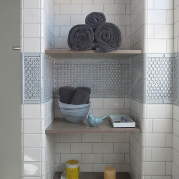 Contemporary Tiled Bathroom