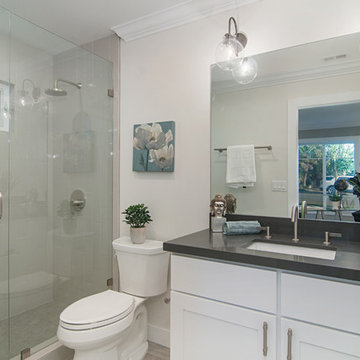 Contemporary Transitional | Office Bathroom