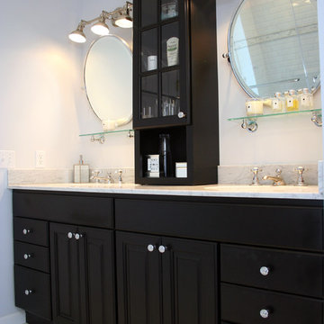Contemporary Vanity in Black and White