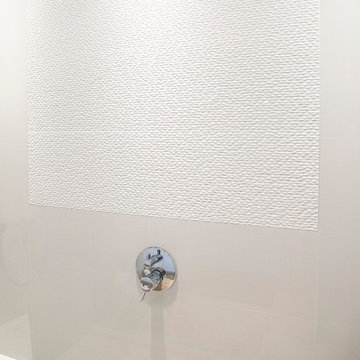 Contemporary White Master Bath