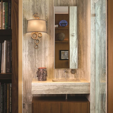 Continuum Wall Sconce in Bathroom