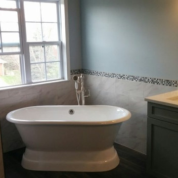 Cool Gray Bathroom - East Brunswick, NJ