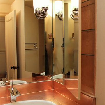Copper top bathroom