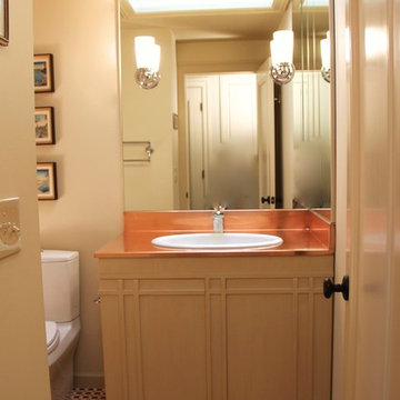 Copper top bathroom