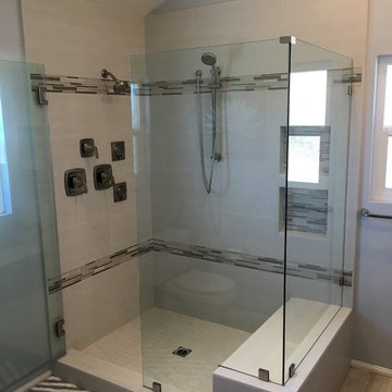 Corona, CA - Eclectic Master Bathroom Remodel
