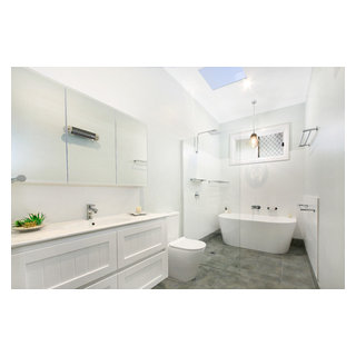 Corrimal Bathroom Renovation - Transitional - Bathroom - Wollongong ...