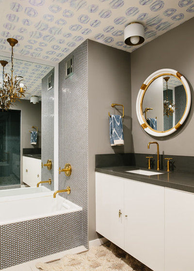 Contemporary Bathroom by Black Lacquer Design