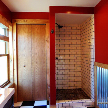 Country car bathroom