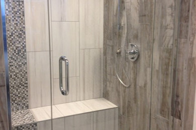 Bathroom - contemporary master bathroom idea in Atlanta