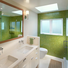 New Bathroom Green
