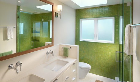 10 Bathrooms With Big, Bold Color