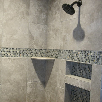 Craftsman Basement Bathroom Shower