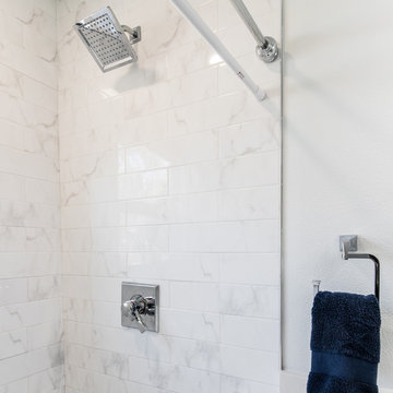 Craftsman Home Shower with Kohler Fixtures