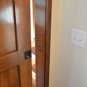 Craftsman-style Pocket Door