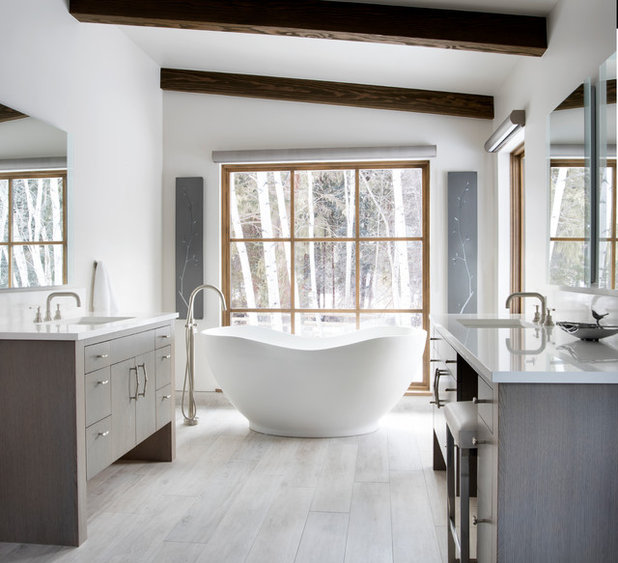 Rustic Bathroom by The Callicrate Company