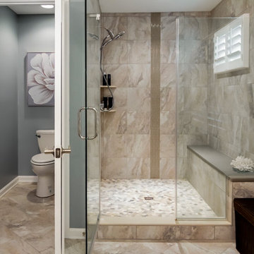 Crownsville Waterfront Home: Master Bath/Shower