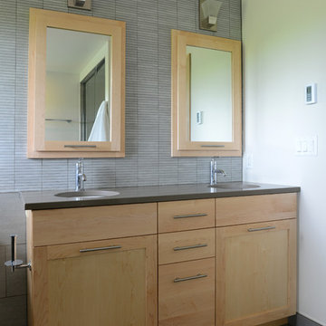 Crystal Cabinets- Contemporary Maple Master Bath