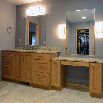 Crystal Cabinets- Elegant Maple Bathroom