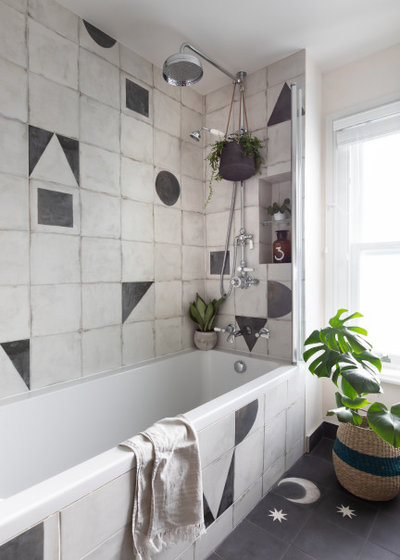 Transitional Bathroom by Yoko Kloeden Design