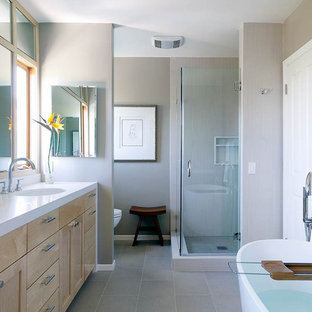 Maple Cabinets In Bathroom Houzz