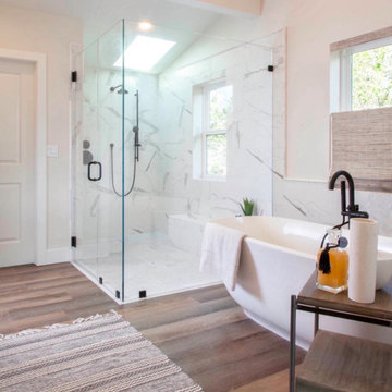 Curbless Shower in Carlsbad Home Remodel