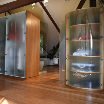 Curved Glass Wardrobes