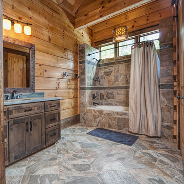 Custom 9,800 sf Log Home