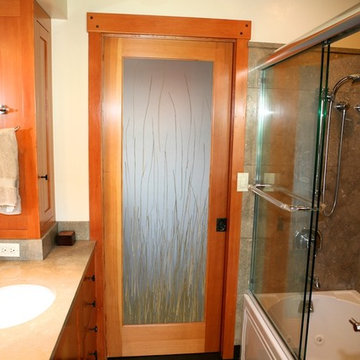 Custom Bathroom with Eco Resin Panel