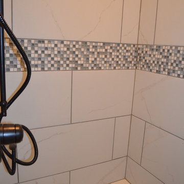 Custom Craftsman Style Bathroom 2 Shower