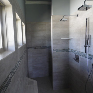 Custom Craftsman Style Master Shower