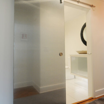 Custom Glass Bathroom Door