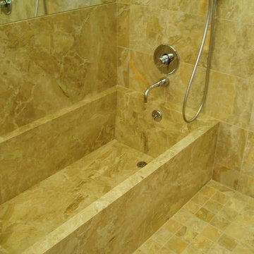 Custom Granite Bathtub and Vanity
