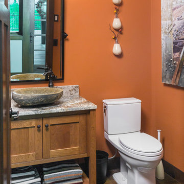 Custom Hillside Home Bathroom