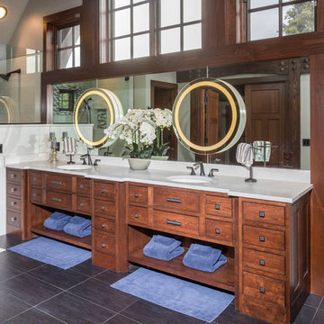 Custom Hillside Home Master Suite