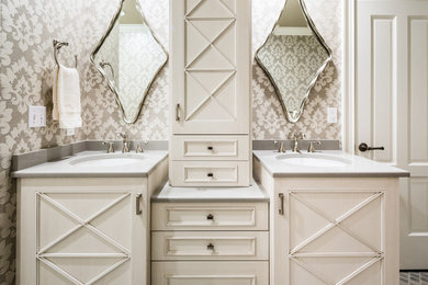 Example of a trendy bathroom design in Other