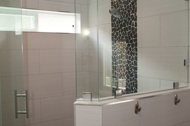 Inspiration for a contemporary bathroom remodel in San Diego