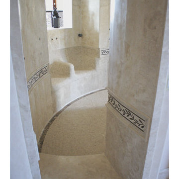Custom Luxury Shower with Veracruz Tile