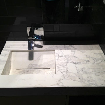 Custom Made Calcatta Marble Sink