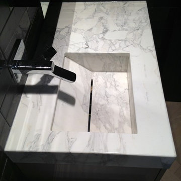 Custom Made Calcatta Marble Sink
