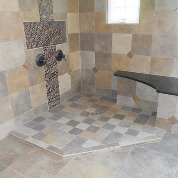 Custom Open Shower and Bath