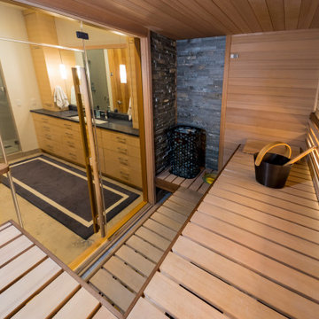 Custom Sauna in Master Bath Suite