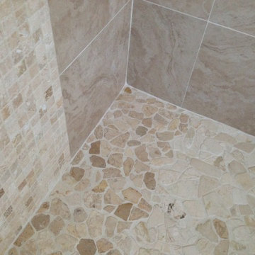 Custom shower floor