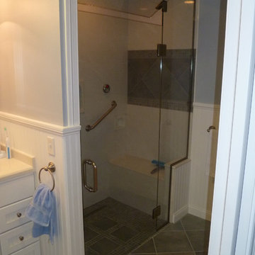 Custom Swanstone Steam Shower