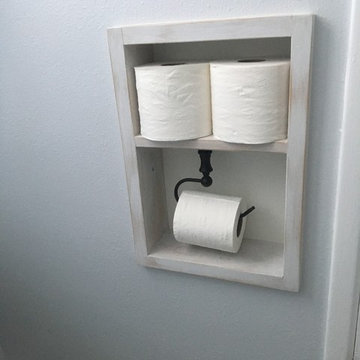Custom toilet paper holder