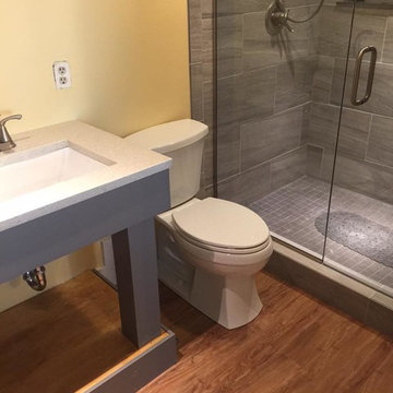 Custom vanity bathroom remodel