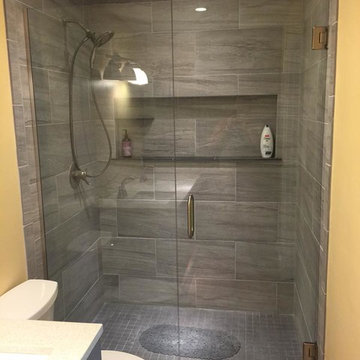 Custom vanity bathroom remodel