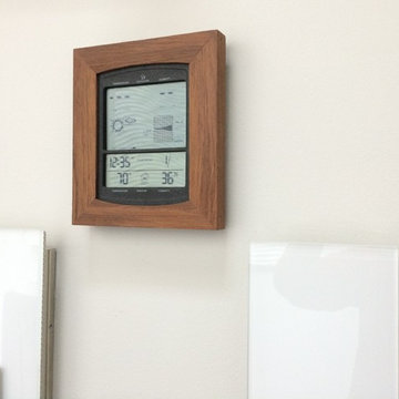 Custom wood weather station
